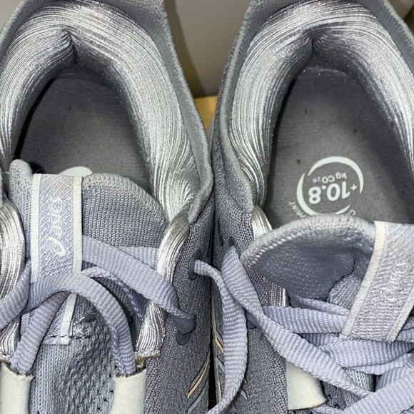 ASICS Gel Nimbus 26 Shoes Womens 8.5 US Gray PureGEL Running Walking 1012B601 - Picture 15 of 15